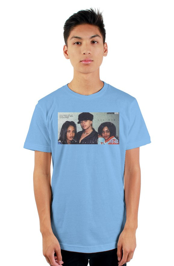 Baby Blue Aaliyah, Faith, and Lil Kim T-Shirt